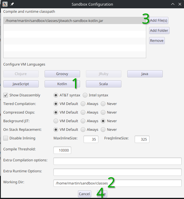 Configure Sandbox